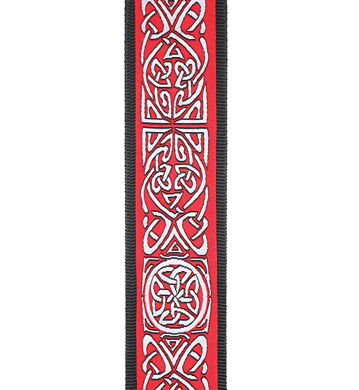 D’Addario Guitar Strap, Celtic Guitar Strap, Nylon Guitar Strap, Adjustable Guitar Strap, Leather End Strap, Woven Strap for Guitar, Guitar Accessories, World Tour Series, Acoustic & Electric Strap, Stylish Guitar Strap