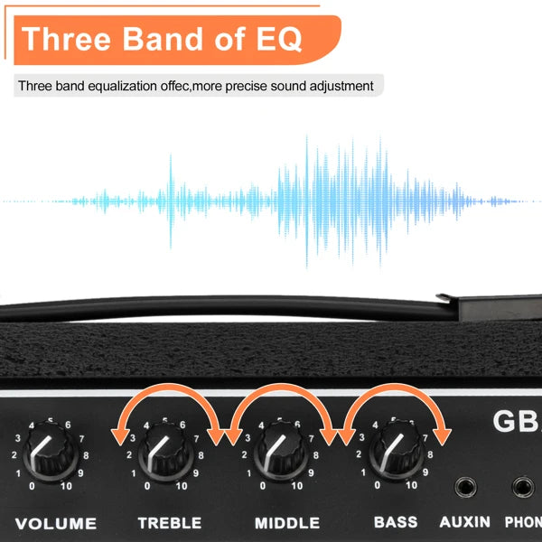 40W GBA-40 Electric Bass Amplifier Black