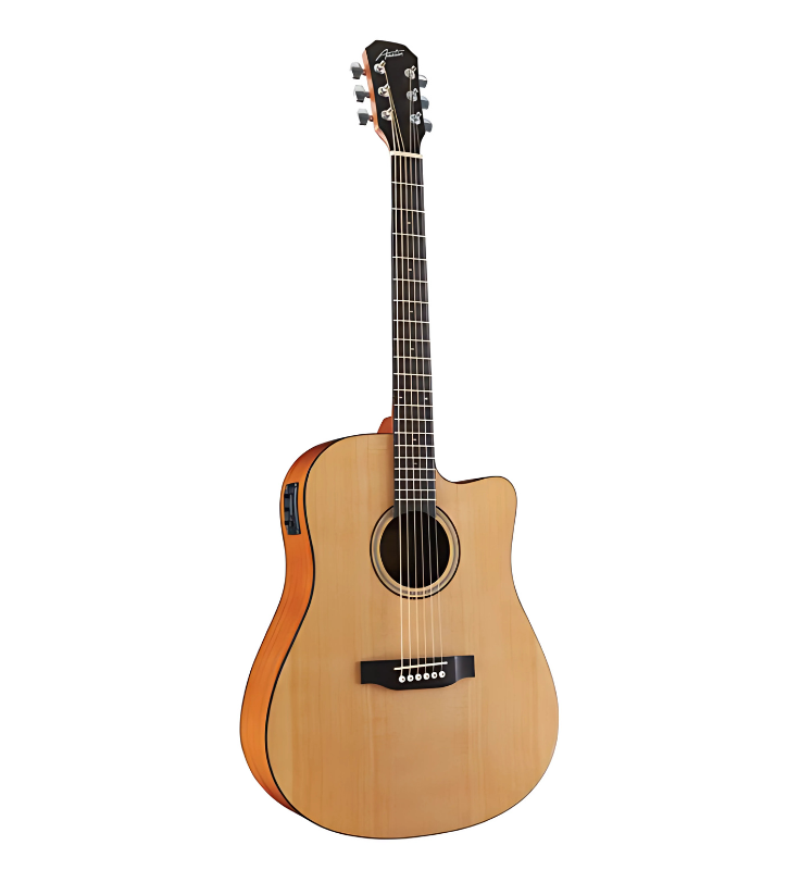 AA25DSEC Acoustic/Electric Dreadnought w/ Cutaway, Satin Nat