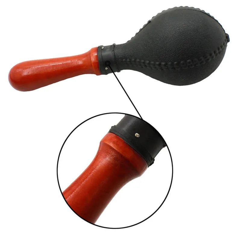 Maracas used in a classroom or music therapy session to illustrate educational benefits.