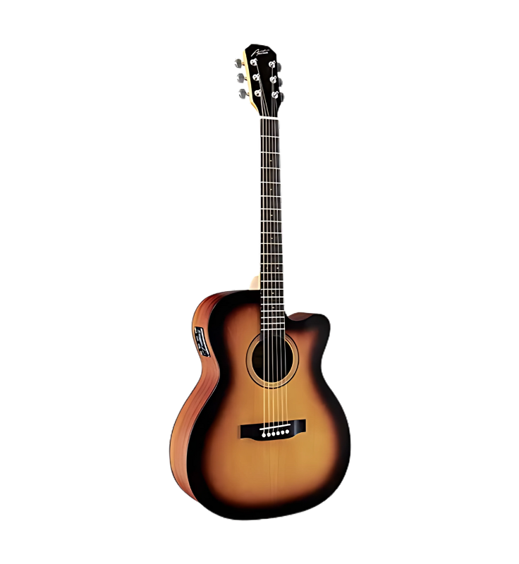 AA25DSECSB Acoustic/Electric Dreadnought w/ Cutaway, Satin SB