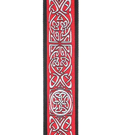 D’Addario Guitar Strap, Celtic Guitar Strap, Nylon Guitar Strap, Adjustable Guitar Strap, Leather End Strap, Woven Strap for Guitar, Guitar Accessories, World Tour Series, Acoustic & Electric Strap, Stylish Guitar Strap