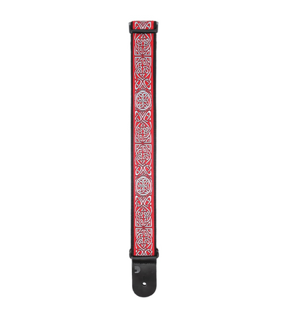 D’Addario Guitar Strap, Celtic Guitar Strap, Nylon Guitar Strap, Adjustable Guitar Strap, Leather End Strap, Woven Strap for Guitar, Guitar Accessories, World Tour Series, Acoustic & Electric Strap, Stylish Guitar Strap
