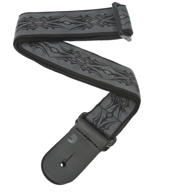 D’Addario Strap, Guitar Accessories, Nylon Guitar Strap, Adjustable Guitar Strap, World Tour Series, Tribal Guitar Strap, Performance Gear, Leather End Strap, Guitar Gear