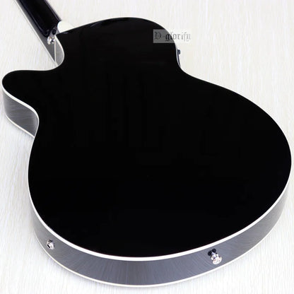 Thin-Body Acoustic-Electric Guitar Bundle – Beginner Guitar with Free Gig Bag & Extra Strings