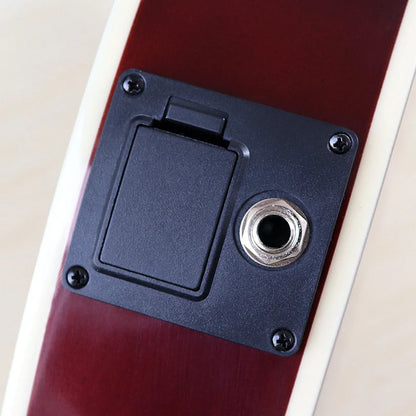 Thin-Body Acoustic-Electric Guitar Bundle – Beginner Guitar with Free Gig Bag & Extra Strings