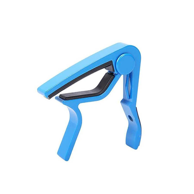 PU Leather Guitar Pick Bag + Alloy Capo & Metal Tuning Clip – Essential Guitar Accessory Kit