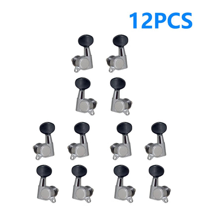 Sealed Guitar String Pegs Locking Tuners Ukulele Tuning Pegs String Tuners Electric Acoustic Guitar Tuner Machine Heads Knobs
