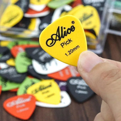 30pcs Boxed ABS Picks 0.58mm-1.5mm Multi Thickness Guitar Picks Suitable for Guitar Ukulele Bass String Instrument Accessories