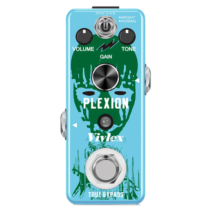 VIVLEX-Guitar Pedals Super Effects, Pedal Tuner, Overdrive Delay, Reverb Distortion, Fuzz Noise Gate, Flanger Metal Zone, Blues