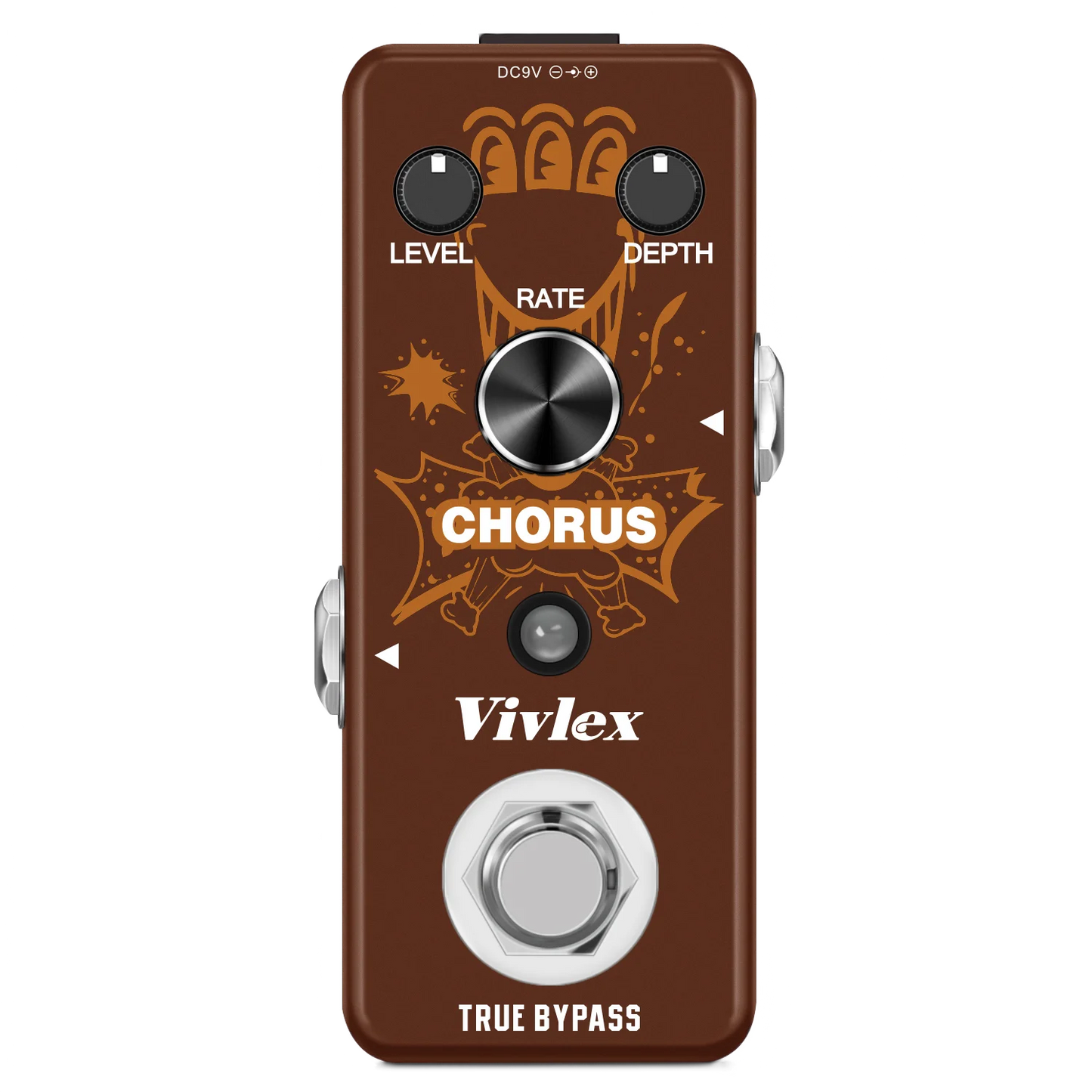 VIVLEX-Guitar Pedals Super Effects, Pedal Tuner, Overdrive Delay, Reverb Distortion, Fuzz Noise Gate, Flanger Metal Zone, Blues