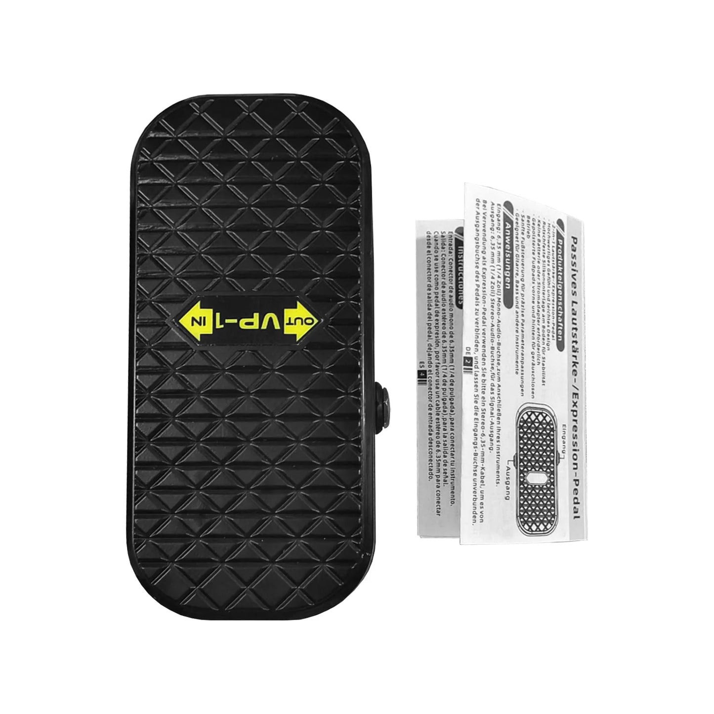 Volume Expression Guitar Effect Pedal 2-in-1 Dual Control Silent Buffer Metal Chassis Stereo Interface No Power Required