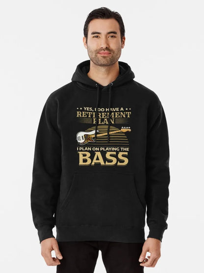 Retired Bass Guitarist Retired Bass Guitar Autumn and Winter Hoodie 2025 Autumn and Winter Hot Sale Cotton Unisex Casual Hoodie