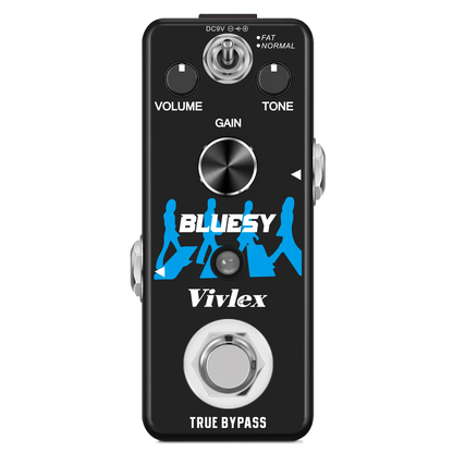 VIVLEX-Guitar Pedals Super Effects, Pedal Tuner, Overdrive Delay, Reverb Distortion, Fuzz Noise Gate, Flanger Metal Zone, Blues
