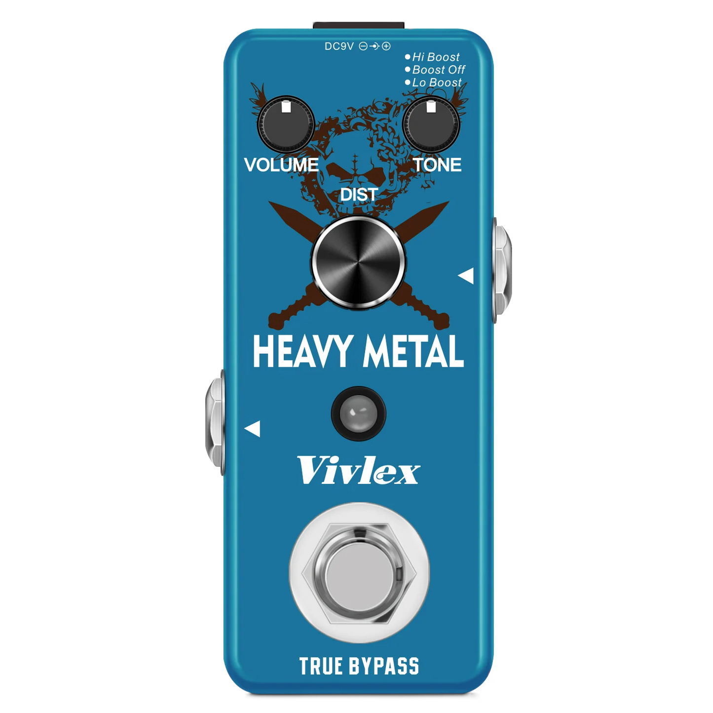 VIVLEX-Guitar Pedals Super Effects, Pedal Tuner, Overdrive Delay, Reverb Distortion, Fuzz Noise Gate, Flanger Metal Zone, Blues