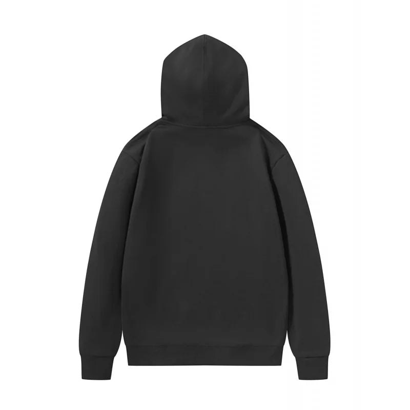 Men's Hoodie Black I Will Sing of the Goodness of God Guitar Floral Print High Quality Cotton Casual Daily Wear Workout Hoodies