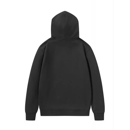 Men's Hoodie Black I Will Sing of the Goodness of God Guitar Floral Print High Quality Cotton Casual Daily Wear Workout Hoodies