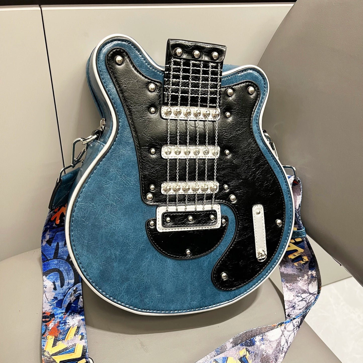 Purses And Handbags For Women Luxury Designer Leather Crossbody Shoulder Bag Handmade Guitar Shape purse Bags Purse