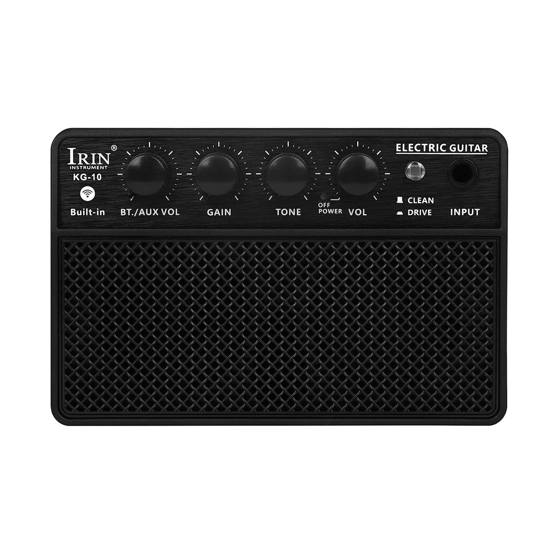 IRIN Audio Electric Guitar Bass Sound Amplifier 10W 6.35mm Rechargeable Portable Sound Amplifier Electric Guitar Bass Accessory