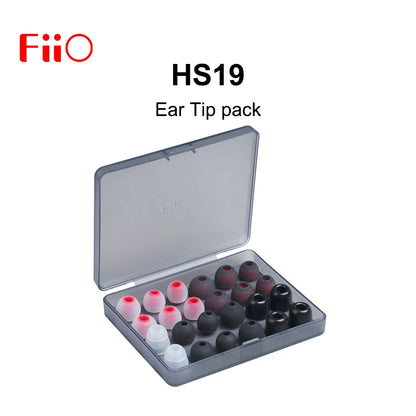 FiiO HS19 Silicone Replacement Ear Tip Pack Eartips 12 pairs