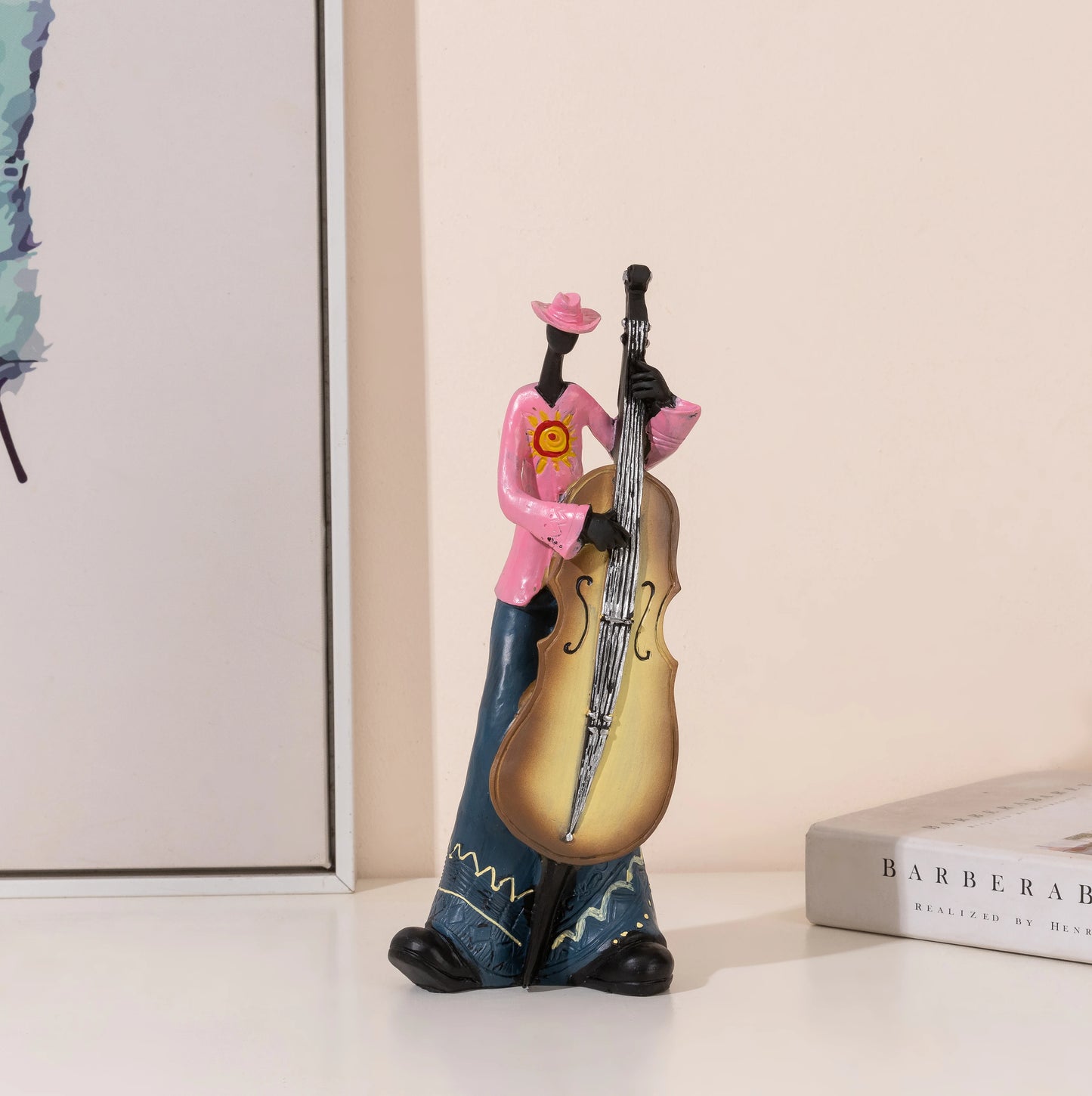 Creative American Band Decoration Musical Instrument Model Living Room Porch Study Nordic Arts And Crafts Statue Sculpture Home