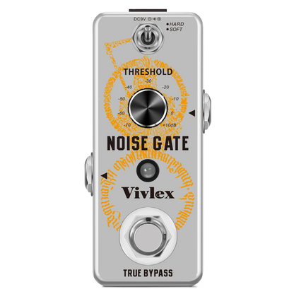 VIVLEX-Guitar Pedals Super Effects, Pedal Tuner, Overdrive Delay, Reverb Distortion, Fuzz Noise Gate, Flanger Metal Zone, Blues