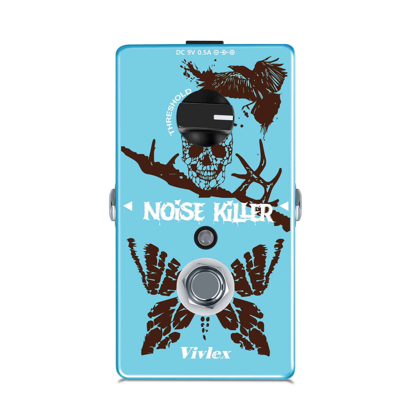 VIVLEX-Guitar Pedals Super Effects, Pedal Tuner, Overdrive Delay, Reverb Distortion, Fuzz Noise Gate, Flanger Metal Zone, Blues