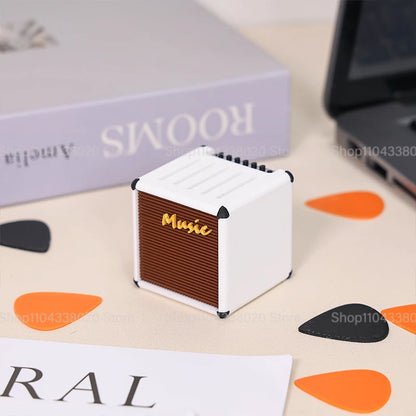 Speaker-shaped 3D Printed Portable Guitar Pick Holder Waterproof Lovely Guitar Picks Case