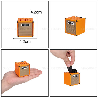 Speaker-shaped 3D Printed Portable Guitar Pick Holder Waterproof Lovely Guitar Picks Case