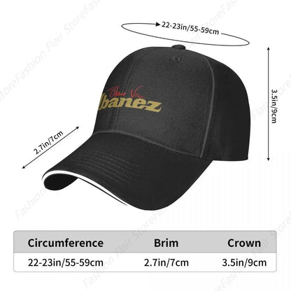 Ibanez Guitar Steve Vai Baseball Cap beach hat Fashion Beach Fishing cap Women's Hats Men's