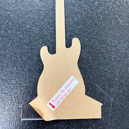 1pc 3D Stereo Night Light, Guitar Bedside Lamp, Acrylic Table Lamp, LED Warm White Desk Lamp