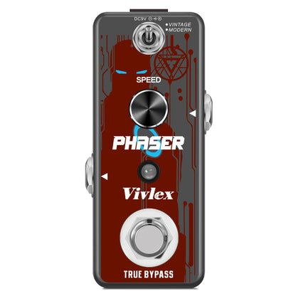 VIVLEX-Guitar Pedals Super Effects, Pedal Tuner, Overdrive Delay, Reverb Distortion, Fuzz Noise Gate, Flanger Metal Zone, Blues