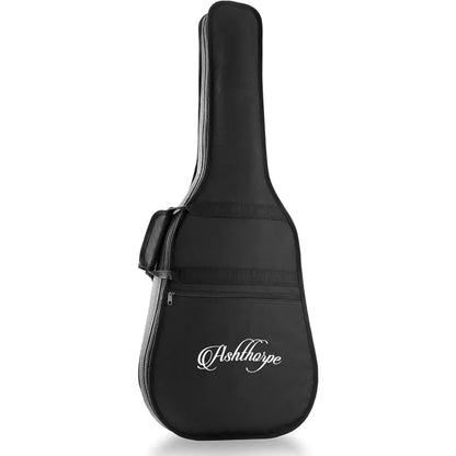 Full-Size Thinline Cutaway Acoustic Electric Guitar Package with 10 Watt Amp - Perfect for Live Performances Practice Sessions