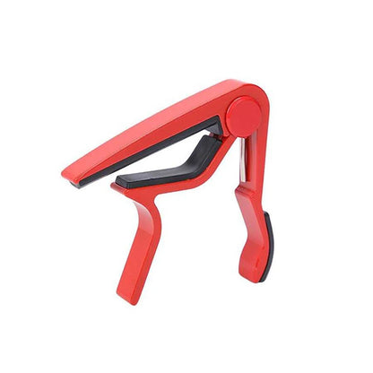 PU Leather Guitar Pick Bag + Alloy Capo & Metal Tuning Clip – Essential Guitar Accessory Kit