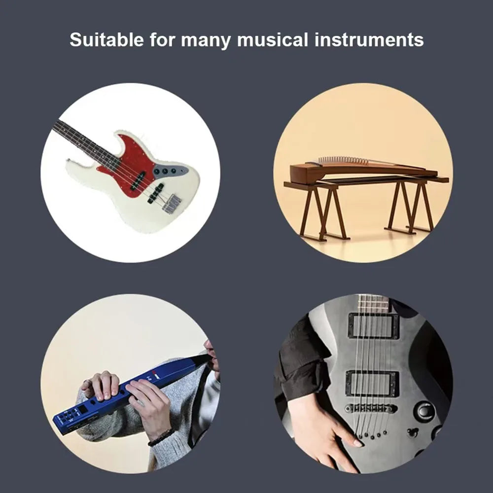 A8 UHF Electric Guitar Wireless System Transmitter Receiver Set Low latency Built-in Rechargeable For Electric Guitar Bass