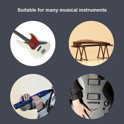 A8 UHF Electric Guitar Wireless System Transmitter Receiver Set Low latency Built-in Rechargeable For Electric Guitar Bass