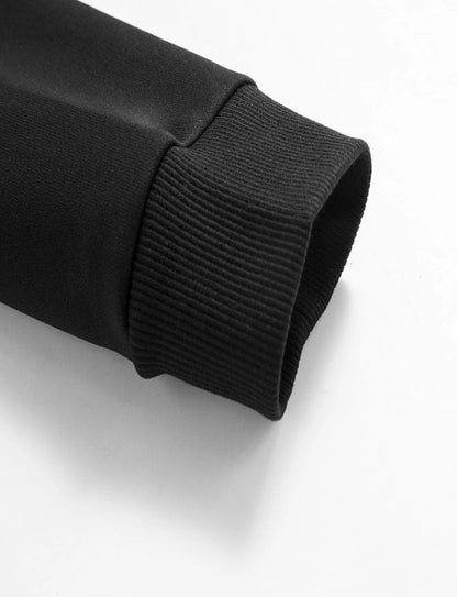 Men's Hoodie Black I Will Sing of the Goodness of God Guitar Floral Print High Quality Cotton Casual Daily Wear Workout Hoodies