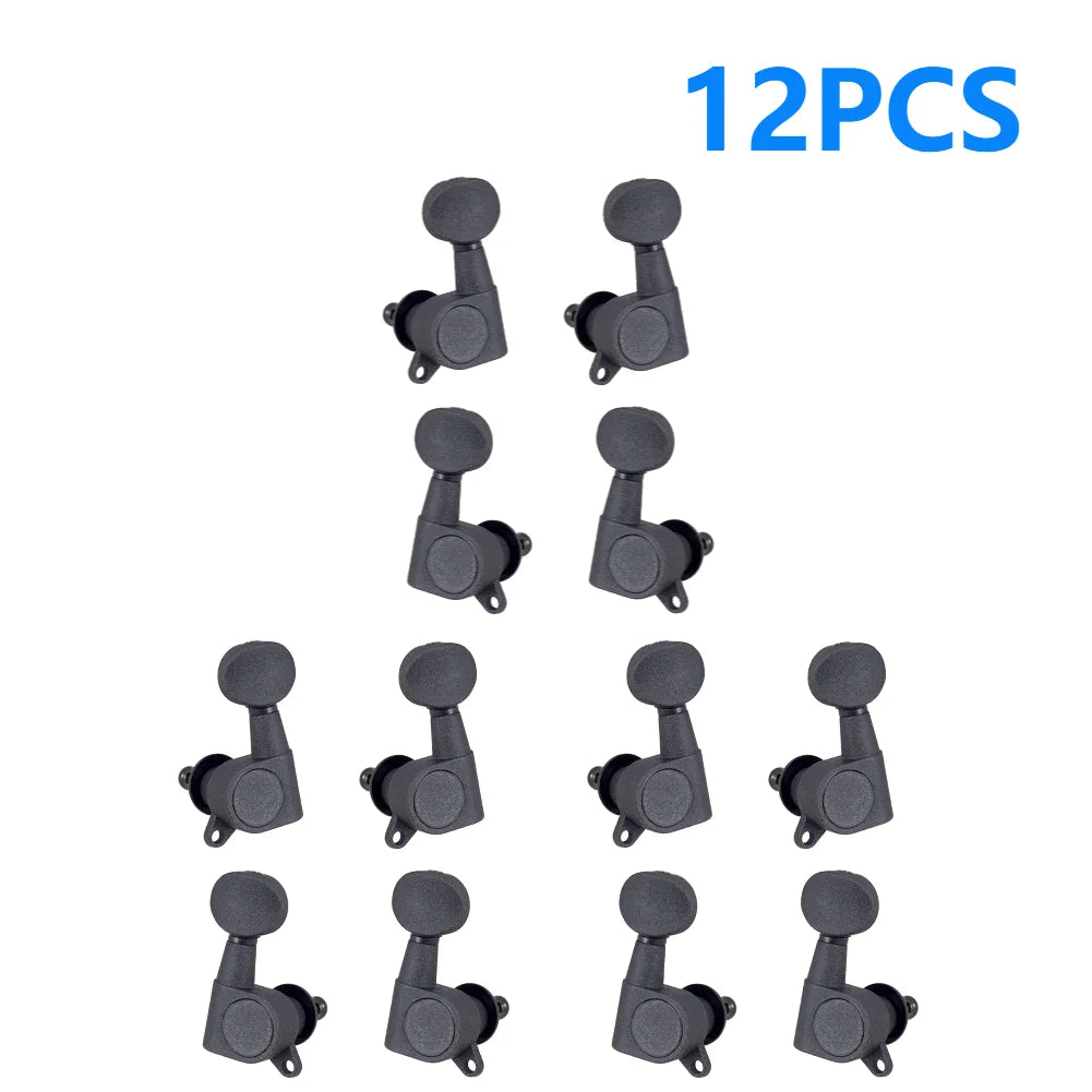 Sealed Guitar String Pegs Locking Tuners Ukulele Tuning Pegs String Tuners Electric Acoustic Guitar Tuner Machine Heads Knobs