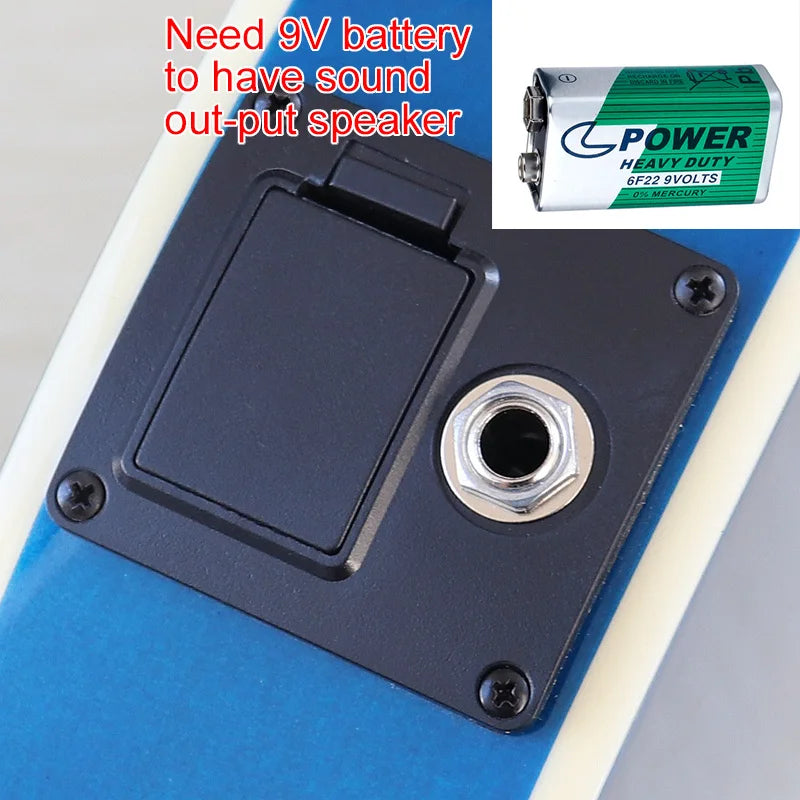 Thin-Body Acoustic-Electric Guitar Bundle – Beginner Guitar with Free Gig Bag & Extra Strings