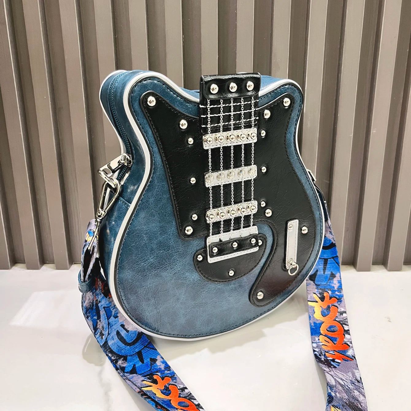 Purses And Handbags For Women Luxury Designer Leather Crossbody Shoulder Bag Handmade Guitar Shape purse Bags Purse