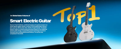 Enya Nova Go Sonic Carbon-Fiber Smart Electric Guitar – Built-In 10 W Speaker & On-Board Effects