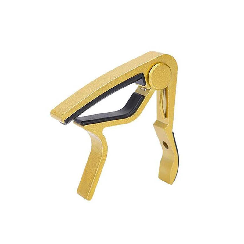 PU Leather Guitar Pick Bag + Alloy Capo & Metal Tuning Clip – Essential Guitar Accessory Kit