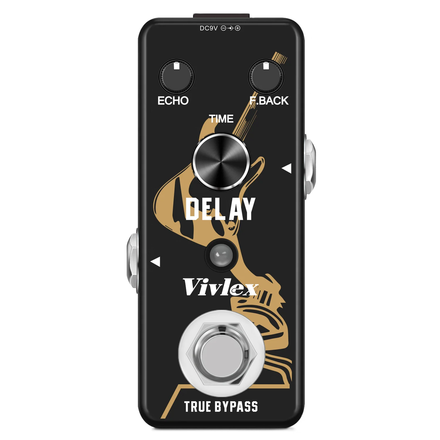 VIVLEX-Guitar Pedals Super Effects, Pedal Tuner, Overdrive Delay, Reverb Distortion, Fuzz Noise Gate, Flanger Metal Zone, Blues