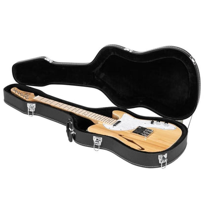 Electric Guitar Hard Shell Case Flat Guitar Case Fit TL ST Guitar Black