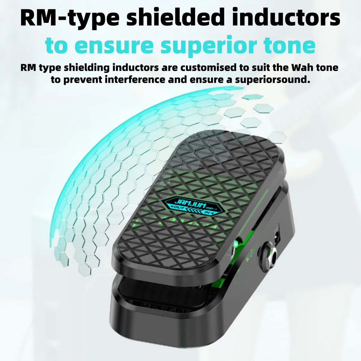 MP-1 Wah/Volume Pedal: Offers Silent Operation and Precise Control w/Noise-Reduction Feet/A Plug-and-Play Effect Guitar Pedal