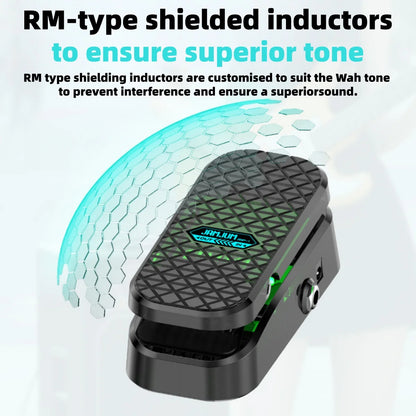 MP-1 Wah/Volume Pedal: Offers Silent Operation and Precise Control w/Noise-Reduction Feet/A Plug-and-Play Effect Guitar Pedal