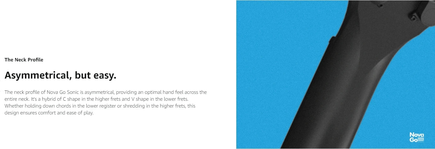 Enya Nova Go Sonic Carbon-Fiber Smart Electric Guitar – Built-In 10 W Speaker & On-Board Effects