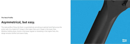 Enya Nova Go Sonic Carbon-Fiber Smart Electric Guitar – Built-In 10 W Speaker & On-Board Effects