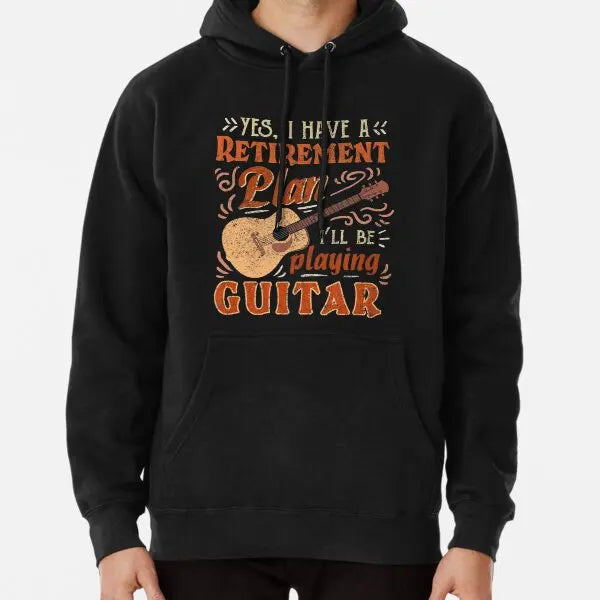 Retired Bass Guitarist Retired Bass Guitar Autumn and Winter Hoodie 2025 Autumn and Winter Hot Sale Cotton Unisex Casual Hoodie