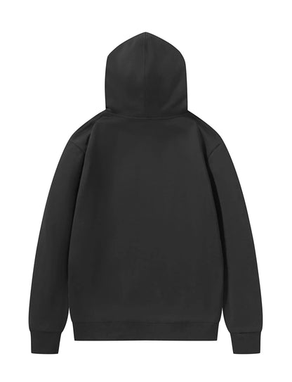 Men's Hoodie Black I Will Sing of the Goodness of God Guitar Floral Print High Quality Cotton Casual Daily Wear Workout Hoodies